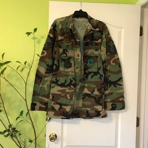 US Air Force Camo Jacket Men’s L